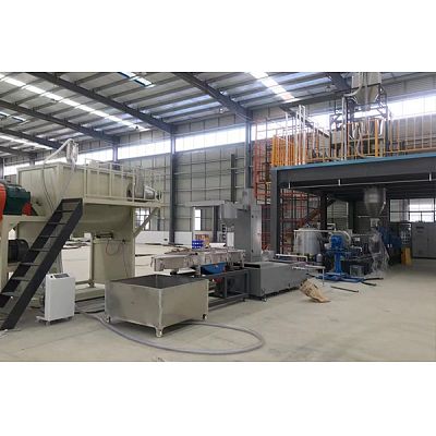 Water-ring pelletizing system